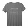 Anti Religion Atheism Shirt - Support Science & Rational Thinking, Perfect Gift for Atheists and Skeptics