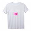 Don't pray - think T-Shirt - Lustiges Anti-Religion Statement für Atheisten, Nerds, Geeks und Studenten, perfekt als Geschenk zu Geburtstag & Weihnachten