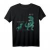 Funny Atheist Gift - Dad does God Exist Dinosaur T-Shirt mit Papa & Baby Dinosaurier Motiv für Geburtstage, Weihnachten & mehr