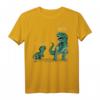Funny Atheist Gift - Dad does God Exist Dinosaur T-Shirt mit Papa & Baby Dinosaurier Motiv für Geburtstage, Weihnachten & mehr