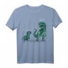 Funny Atheist Gift - Dad does God Exist Dinosaur T-Shirt mit Papa & Baby Dinosaurier Motiv für Geburtstage, Weihnachten & mehr