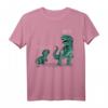 Funny Atheist Gift - Dad does God Exist Dinosaur T-Shirt mit Papa & Baby Dinosaurier Motiv für Geburtstage, Weihnachten & mehr
