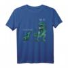 Funny Atheist Gift - Dad does God Exist Dinosaur T-Shirt mit Papa & Baby Dinosaurier Motiv für Geburtstage, Weihnachten & mehr