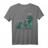 Funny Atheist Gift - Dad does God Exist Dinosaur T-Shirt mit Papa & Baby Dinosaurier Motiv für Geburtstage, Weihnachten & mehr