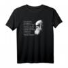 HapOwl Portrait Quote Evolution T-Shirt – Atheist Geschenk für Zoologiestudenten & Wissenschaftsliebhaber
