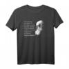HapOwl Portrait Quote Evolution T-Shirt – Atheist Geschenk für Zoologiestudenten & Wissenschaftsliebhaber