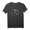 Atheismus Symbol Langarmshirt im Stil von da Vinci mit Vitruvian Mann – Geschenk für Atheisten, Humanisten und Skeptiker