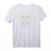 Atheismus Symbol Langarmshirt im Stil von da Vinci mit Vitruvian Mann – Geschenk für Atheisten, Humanisten und Skeptiker