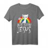 Nicht heute Jesus Anti Christ Satan Katzen T-Shirt – Gothic, Paranormal & Atheist Design für Fans von Death Metal, Satanismus & Verborgenem