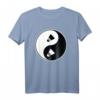 Yin Yang Badminton Sport T-Shirt - Spirituelle Buddhistische Zhen Bekleidung für Männer, Frauen & Kinder