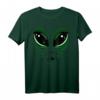 Grünes Alien-Eyes Area-51 Halloween-Kostüm - Gruseliges Alien T-Shirt für Kinder und Erwachsene, perfekt für Partys und Süßes-oder-Saures