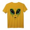 Grünes Alien-Eyes Area-51 Halloween-Kostüm - Gruseliges Alien T-Shirt für Kinder und Erwachsene, perfekt für Partys und Süßes-oder-Saures