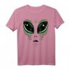 Grünes Alien-Eyes Area-51 Halloween-Kostüm - Gruseliges Alien T-Shirt für Kinder und Erwachsene, perfekt für Partys und Süßes-oder-Saures