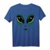 Grünes Alien-Eyes Area-51 Halloween-Kostüm - Gruseliges Alien T-Shirt für Kinder und Erwachsene, perfekt für Partys und Süßes-oder-Saures