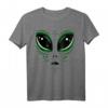 Grünes Alien-Eyes Area-51 Halloween-Kostüm - Gruseliges Alien T-Shirt für Kinder und Erwachsene, perfekt für Partys und Süßes-oder-Saures