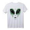 Grünes Alien-Eyes Area-51 Halloween-Kostüm - Gruseliges Alien T-Shirt für Kinder und Erwachsene, perfekt für Partys und Süßes-oder-Saures