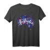 Australien Karte Reisen T-Shirt mit Koalas, Kängurus & Strandwellen – Perfektes Geschenk für Australien-Fans, Reisende & Familie