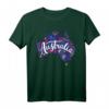 Australien Karte Reisen T-Shirt mit Koalas, Kängurus & Strandwellen – Perfektes Geschenk für Australien-Fans, Reisende & Familie