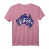 Australien Karte Reisen T-Shirt mit Koalas, Kängurus & Strandwellen – Perfektes Geschenk für Australien-Fans, Reisende & Familie