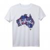 Australien Karte Reisen T-Shirt mit Koalas, Kängurus & Strandwellen – Perfektes Geschenk für Australien-Fans, Reisende & Familie
