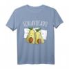 Avocado Schlafshirt - Bequemer Schlafanzug mit lustigem Avocado-Design, ideales Geschenk für Schlafmützen, Morgenmuffel & Avocado-Fans