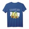 Avocado Schlafshirt - Bequemer Schlafanzug mit lustigem Avocado-Design, ideales Geschenk für Schlafmützen, Morgenmuffel & Avocado-Fans