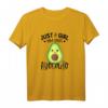 Nur ein Mädchen, das Avocado liebt - Lustiges Avocado T-Shirt für Frauen, Mädchen & Kinder, ideales Geschenk für Veganer, Vegetarier & Avocado-Fans