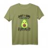 Nur ein Mädchen, das Avocado liebt - Lustiges Avocado T-Shirt für Frauen, Mädchen & Kinder, ideales Geschenk für Veganer, Vegetarier & Avocado-Fans