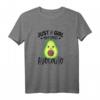 Nur ein Mädchen, das Avocado liebt - Lustiges Avocado T-Shirt für Frauen, Mädchen & Kinder, ideales Geschenk für Veganer, Vegetarier & Avocado-Fans
