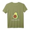 Damen Schlavocado Avocado Schlafshirt – Lustiger Pyjama mit V-Ausschnitt für gemütliche Nächte