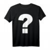 Fragezeichen T-Shirt mit Statement für alle Sätze und Fragen – Humorvolles, klassisch geschnittenes Shirt mit doppeltem Saum