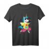 80er/90er Jahre Dabbing Einhorn Kostüm für Retro Party - Buntes Outfit im 80er Stil für Männer und Frauen