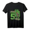 Kinder Dinosaurier 5 Geburtstag Deko & T-Shirt - Lustiges Dino T-Shirt für Jungen zum 5. Geburtstag & Dino Party