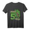 Kinder Dinosaurier 5 Geburtstag Deko & T-Shirt - Lustiges Dino T-Shirt für Jungen zum 5. Geburtstag & Dino Party