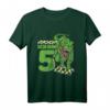 Kinder Dinosaurier 5 Geburtstag Deko & T-Shirt - Lustiges Dino T-Shirt für Jungen zum 5. Geburtstag & Dino Party