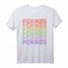 FCK NZS & AFD T-Shirt gegen Rassismus, Faschismus & Rechtsruck - Regenbogen Flagge Solidaritätsshirt für Demo & Protest