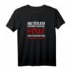 Lustiges Statement T-Shirt mit Spruch: 'Natürlich komme ich in die Hölle aber durch den Personaleingang' – Perfektes Geschenk für Freunde, Partner & Familie