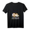 Damen Schlafshirt mit Schäfchen-Design – Gemütlicher Pyjama für Kinder & Erwachsene, Perfekt für Langschläfer und Morgenmuffel