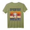 Faultier Irgendwas ist hier faul Oh das bin ja ich T-Shirt – Lustiges Büro- und Home Office Humor Shirt für Kollegen & Rentner