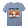Faultier Irgendwas ist hier faul Oh das bin ja ich T-Shirt – Lustiges Büro- und Home Office Humor Shirt für Kollegen & Rentner