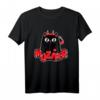 Katzen T-Shirt mit Lucifer Teufel Motiv – Süßes Katzenpfoten Satan Spruch Outfit für Katzenliebhaber, Mamas & Dämonen-Fans