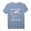 Mit Volldampf in die Schule - Lustiges Zug Einschulung T-Shirt für Erstklässler und Zug Fan Kinder
