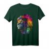 Buntes Löwen Kunstwerk Tier T-Shirt – Perfekt für Tierliebhaber, Freunde & Familie, ideal als Geschenk