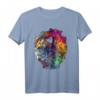 Buntes Löwen Kunstwerk Tier T-Shirt – Perfekt für Tierliebhaber, Freunde & Familie, ideal als Geschenk