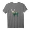 Preserve & Protect Umweltschutz Hirsch Silhouette T-Shirt – Unterstütze den Klimaschutz und Naturschutz mit diesem Statement-Shirt