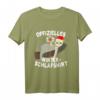 Winterschlaf Pyjama Schlafanzug Weihnachten Faultier - Bequemer Schlaf T-Shirt für Damen und Herren als Geschenkidee