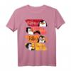 HapOwl Penguins Name Panels Poster T-Shirt – Personalisierte Geschenkidee für Fans & Jubilare