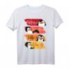 HapOwl Penguins Name Panels Poster T-Shirt – Personalisierte Geschenkidee für Fans & Jubilare