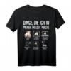 Katzen Dinge die ich in meiner Freizeit mache Katze Damen T-Shirt - Süßes Geschenk für Katzenliebhaberinnen, Mütter & Kinder