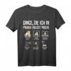 Katzen Dinge die ich in meiner Freizeit mache Katze Damen T-Shirt - Süßes Geschenk für Katzenliebhaberinnen, Mütter & Kinder